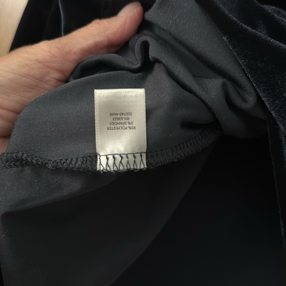 CJ Banks velvet tunic Blouse Top Womens 2X plus size Smocked Pirate Sleeves - Picture 7 of 8